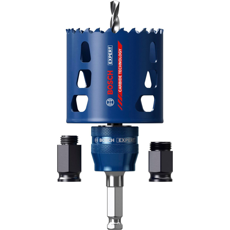 Bosch Expert Tough Material Holesaw Starter Kit 51Mm In Plastic Blue