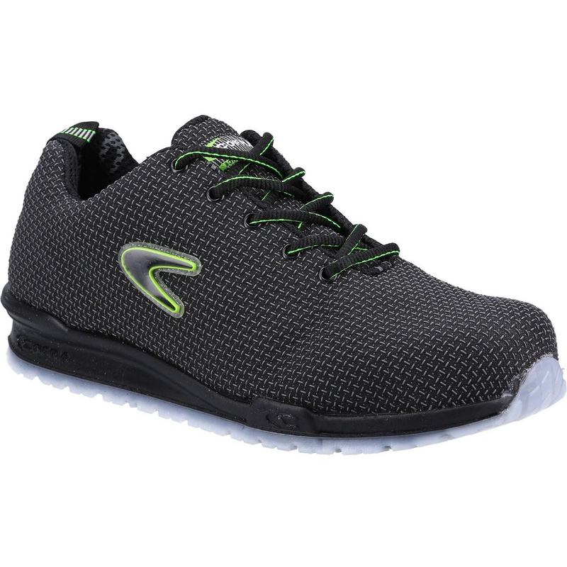Cofra Monti Water Resistant Safety Trainer In Black, Size 4 Aluminium