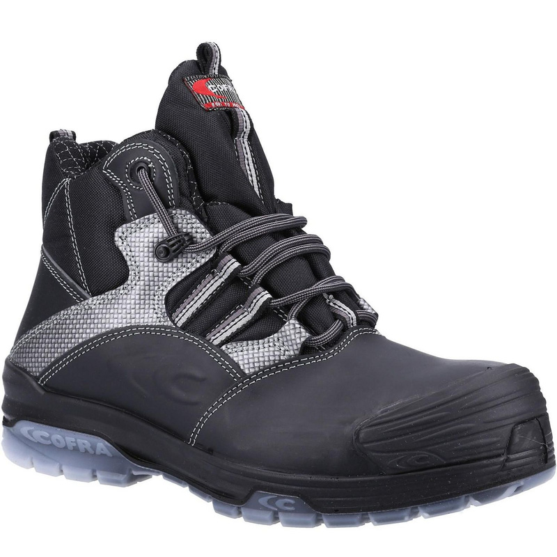 Cofra Modigliani Water Resistant Safety Boots In Black, Size 5 Leather