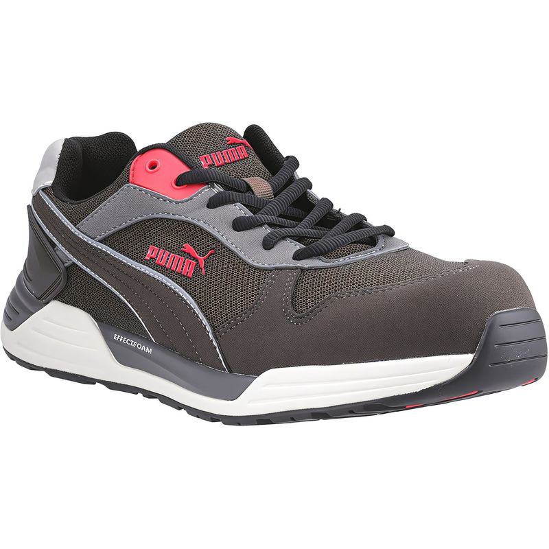 Puma Frontside Ivy Low Safety Trainers In Ivy/White/Red, Size 12 (Pair) Fibreglass