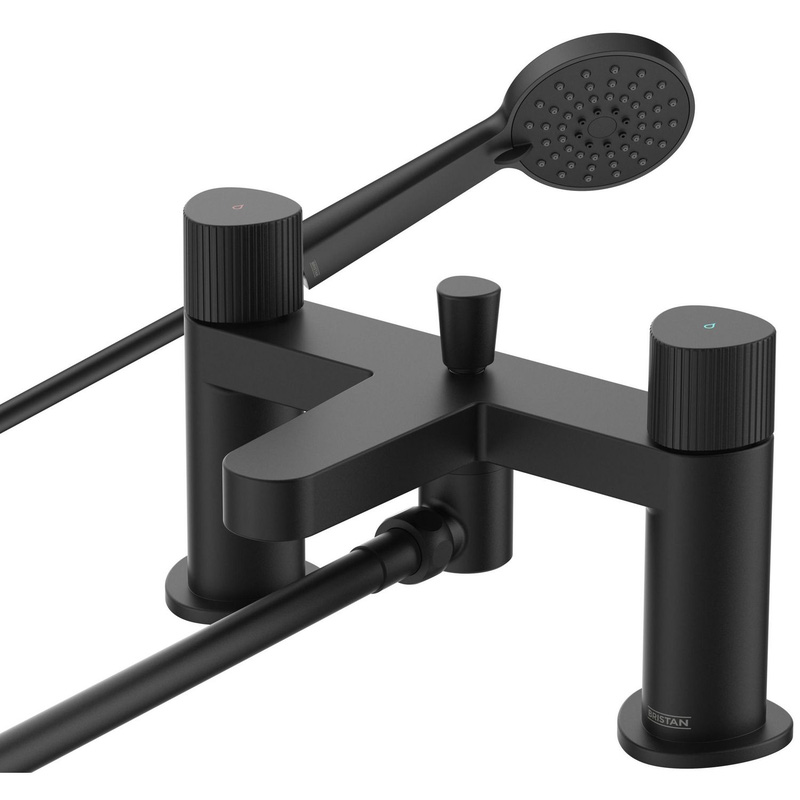 Bristan Liso Bath Shower Mixer In Black