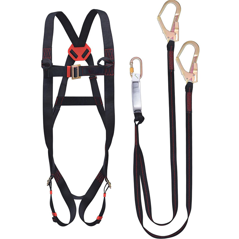 Jsp Spartan Twin Fall Arrest Kit In Black/Red