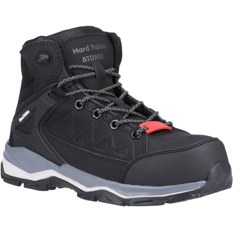 Hard Yakka Atomic Safety Boots In Black, Size 7 Leather