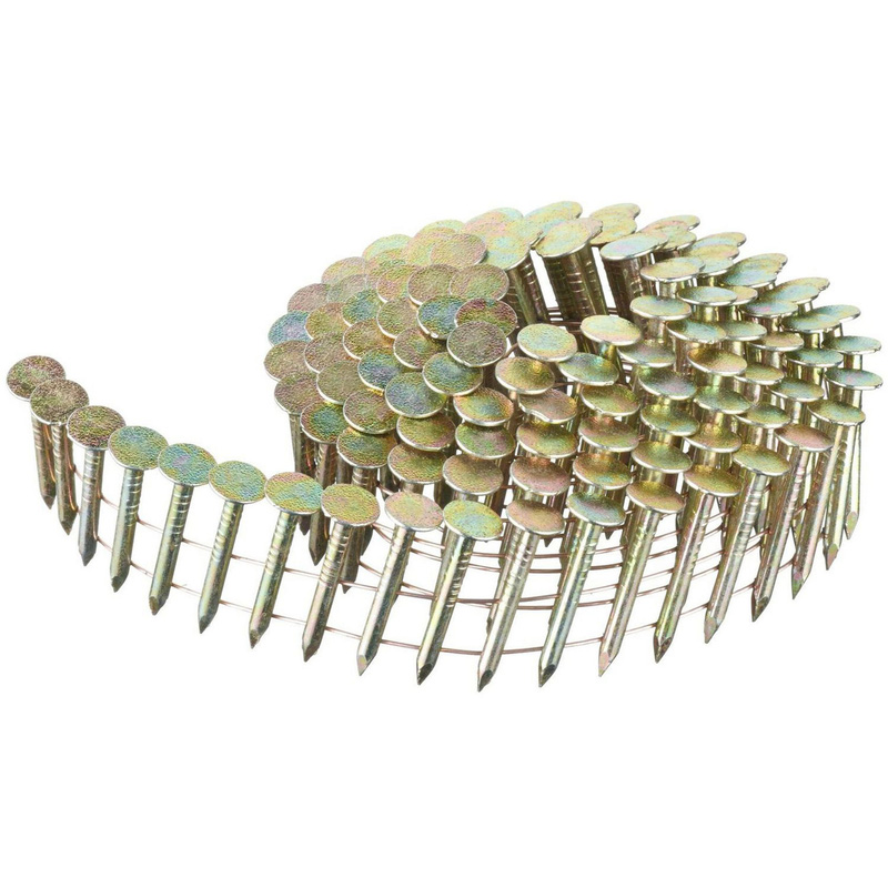 Dewalt Coiled Galvanised Roofing Nails 3.1Mm X 19Mm (7200 Pack) In Silver Steel