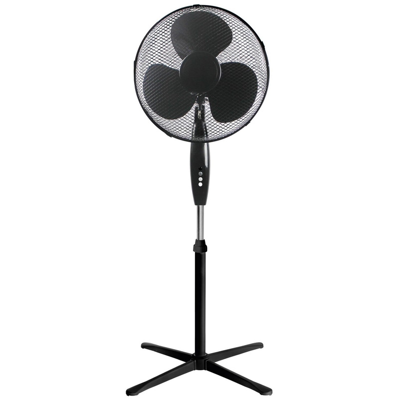 Airmaster 16" Pedestal Fan In Black