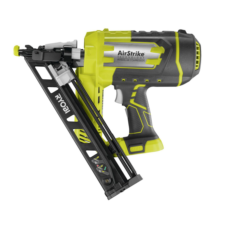 Ryobi 18V One+ R15gn18-0 Cordless 15 Gauge Nailer Body Only In Green