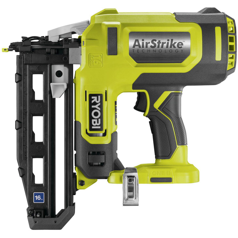 Ryobi 18V One+ R16gn18-0 Cordless 16 Gauge Nailer Body Only In Green