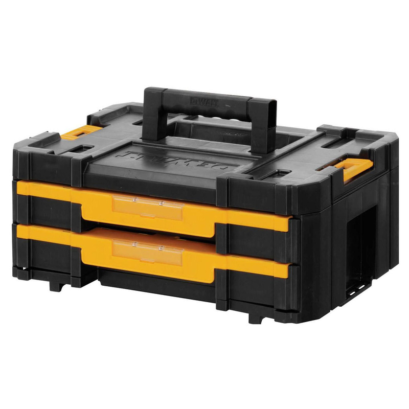 Dewalt Tstak Double Shallow Drawers In Black