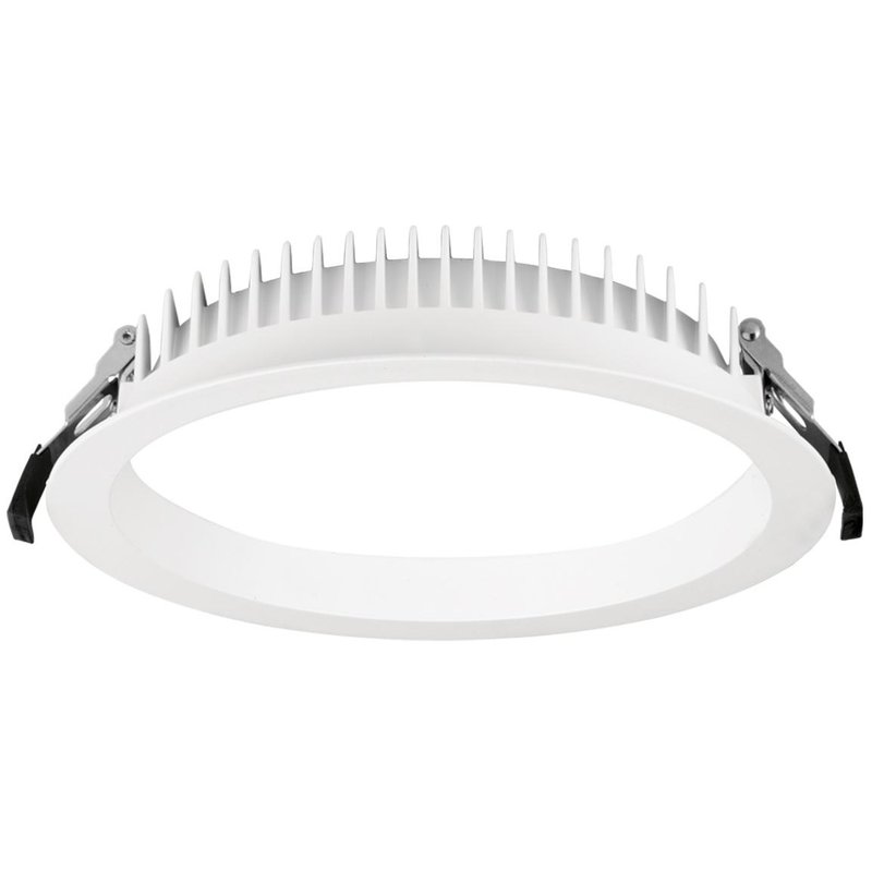 Aurora Lumics Cct Switchable Led Dimmable Downlight 18W In White