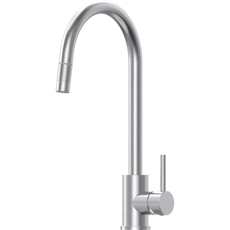 Hafele Xpressfit Single Lever Retractable Pull Out Tap Satin (1) In Chrome