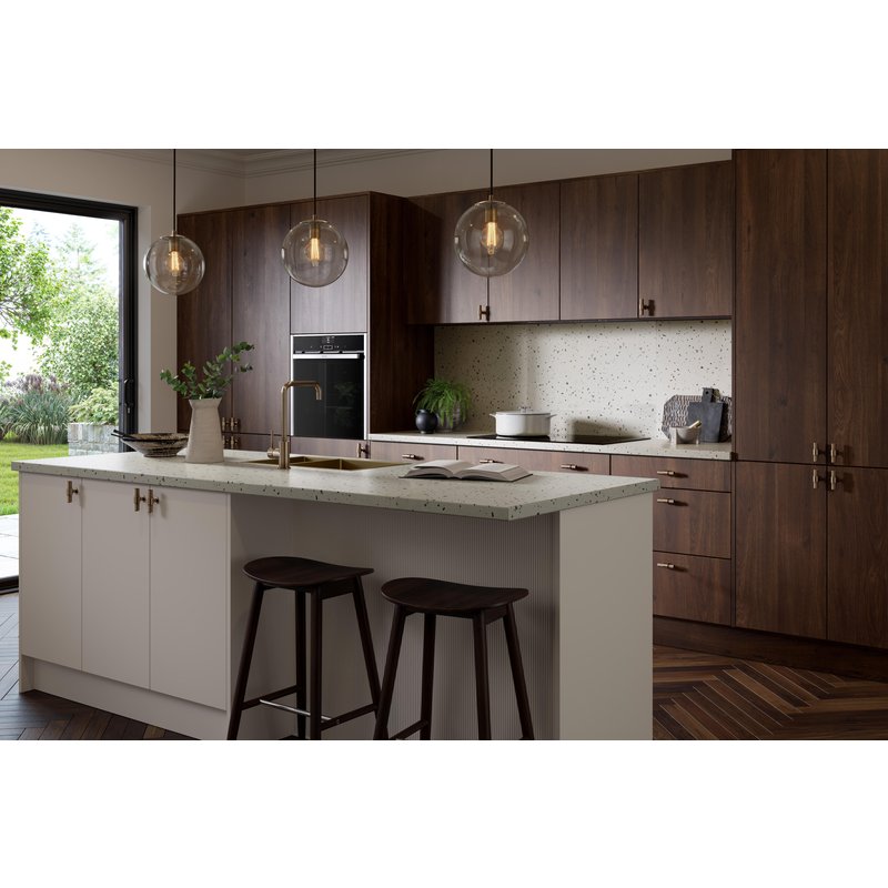 Wilsonart Omega Classic Cassata Postformed Worktop 3000 X 600Mm X 38Mm (1) In White