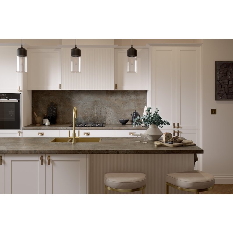 Wilsonart Omega Classic Caldeira Postformed Breakfast Bar 4100 X 900Mm X 38Mm (1) In Grey