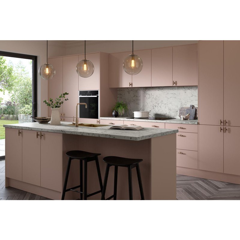 Wilsonart Omega Modern Tuscany Marble Square Edge Breakfast Bar 4100 X 900Mm X 38Mm (1) In White