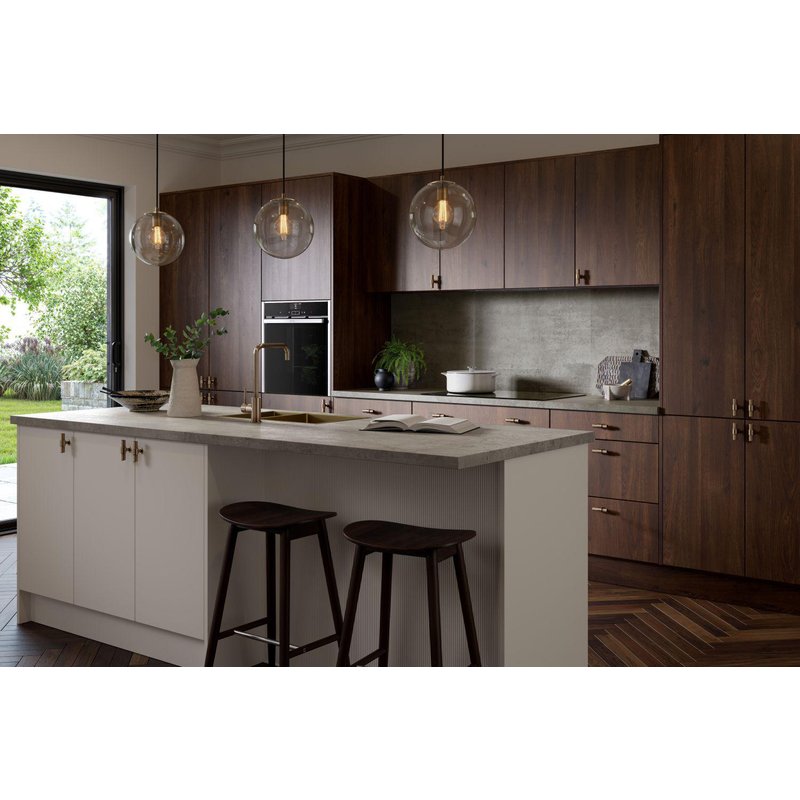 Wilsonart Omega Modern Cement Square Edge Breakfast Bar 4100 X 900Mm X 38Mm (1) In Grey