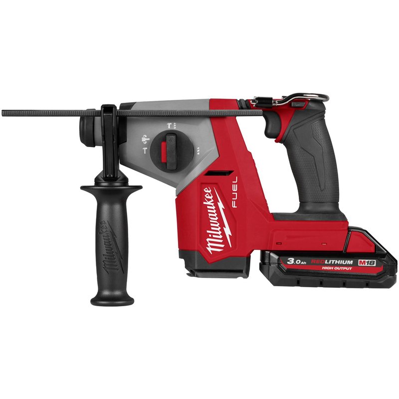 Milwaukee M18 Fhac16-302X Fuel Compact 16Mm Sds+ Hammer 1 X 3.0Ah In Red/Black