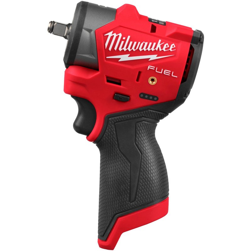 Milwaukee M12 Fsciwf38-0 Fuel 3/8" Sub-Compact Impact Wrench With Friction Ring Body Only In Red