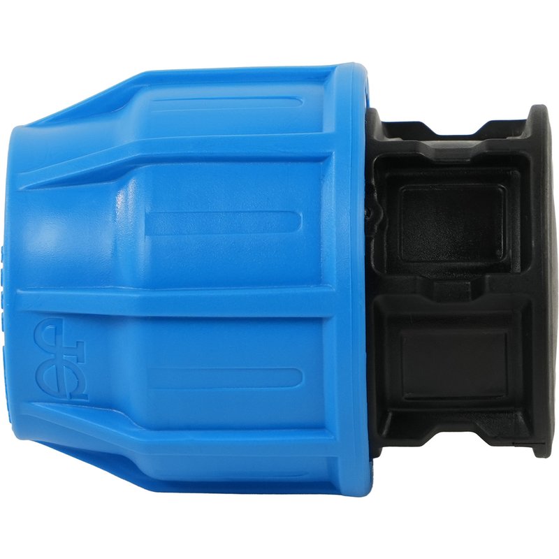 Jg Speedfit John Guest Mdpe Compression Stop End 20Mm In Black/Blue
