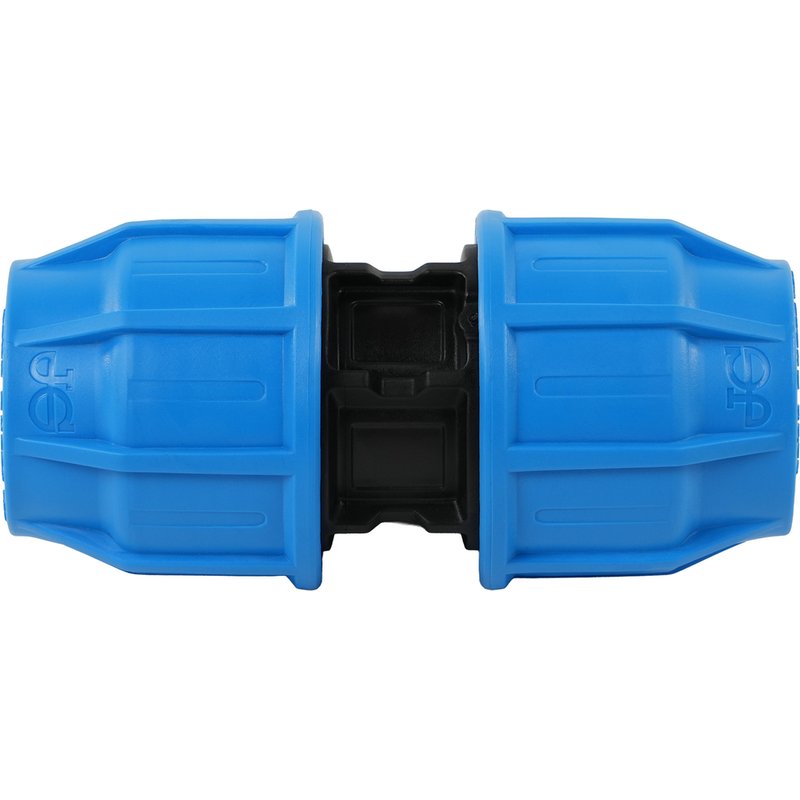Jg Speedfit John Guest Mdpe Compression Straight Coupling 20Mm In Black/Blue